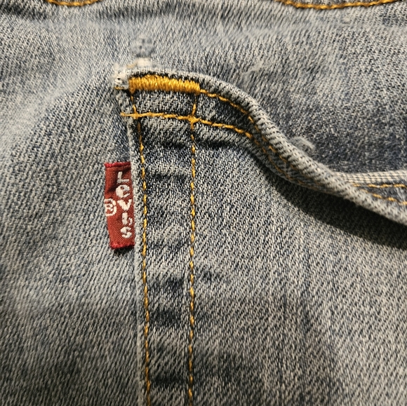 Men's Levi's 559 Relaxed Straight Blue Jeans Size 38x30 - Picture 4 of 8